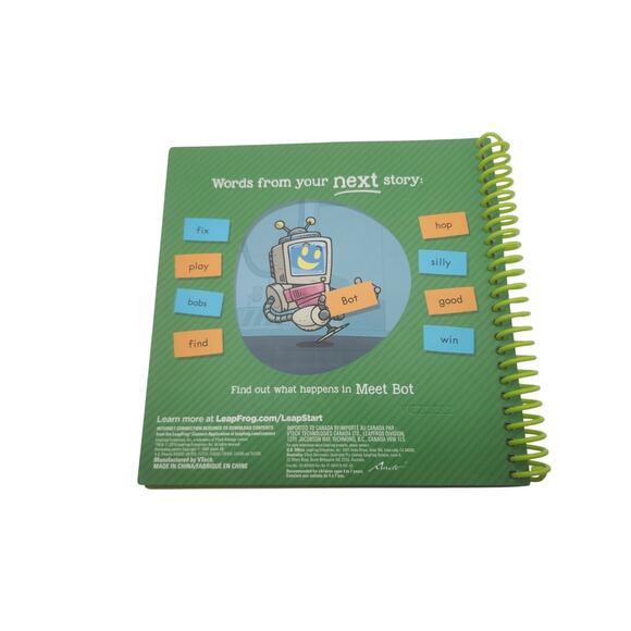 LeapFrog Leap Start Learn to Read Book 2 Get Up Ted Education Short E & U Sound - Picture 2 of 4